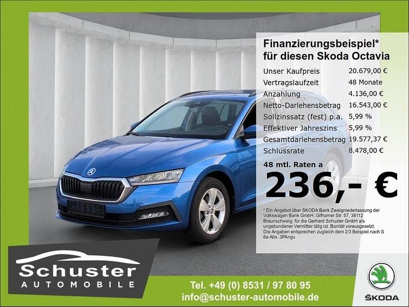 Gebraucht Skoda Octavia 150 PS (110 kW) 2022 Blau Kombi