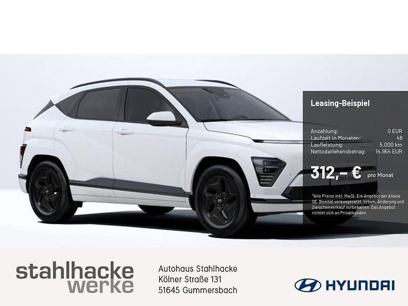 Weiß Neu 2025 Hyundai Kona Trend SUV | 36.990 € (Etwas zu teuer) - Bild 1/4