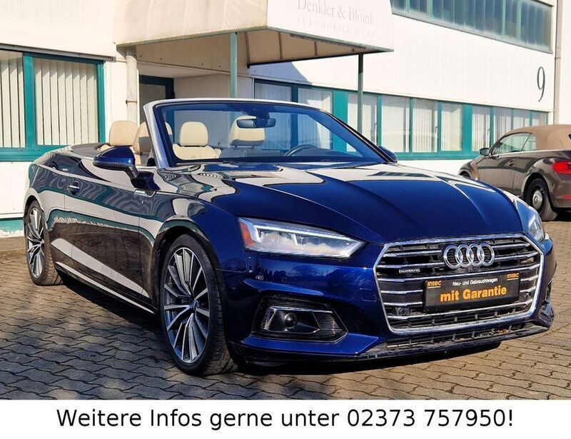 Blau Gebraucht 2019 Audi A5 Cabriolet Premium Cabrio | 27.990 € (Fairer Preis) - Bild 1/4