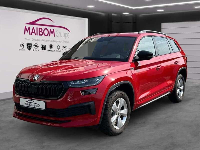 Velvetrot metallic Gebraucht 2023 Skoda Kodiaq SportLine SUV | 37.200 € (Fairer Preis) - Bild 1/4