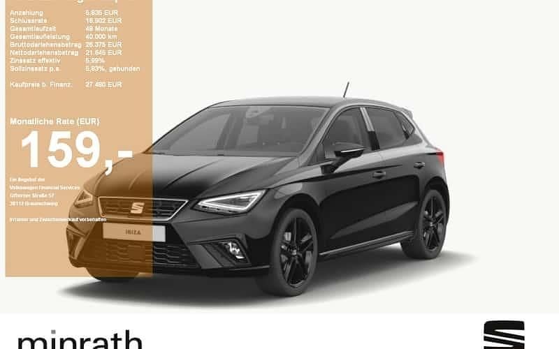 Schwarz Neu 2025 Seat Ibiza Black Edition Limousine | 27.480 € (Etwas zu teuer) - Bild 1/4