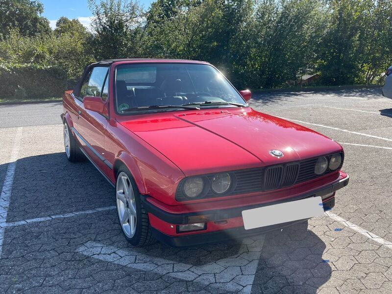 Gebraucht BMW 320 Cabriolet Performance 129 PS (94 kW) 1990 Rot Cabrio