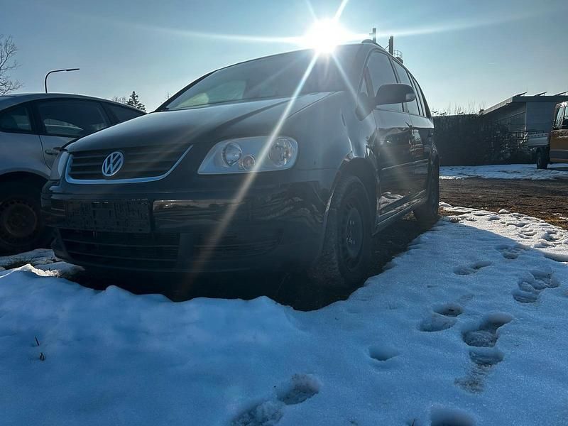 Schwarz Gebraucht 2007 VW Touran Van / Kleinbus | 1.400 € (Superpreis) - Bild 1/4