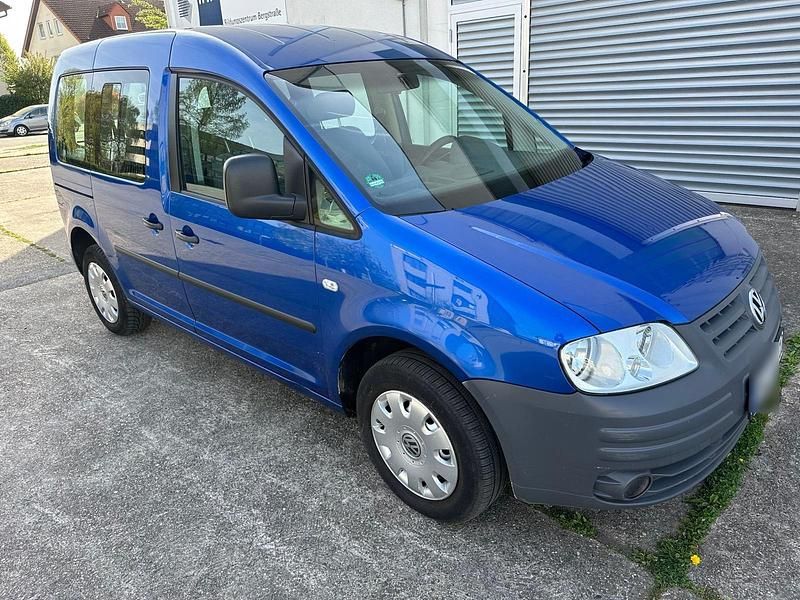 Second-hand VW Caddy 80 CP (58 kW) 2005 Albastru Monovolum