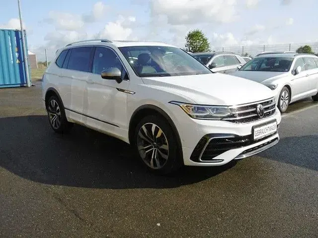 Gebraucht VW Tiguan Allspace R-line 200 PS (147 kW) 2022 Pure white (weiß) SUV