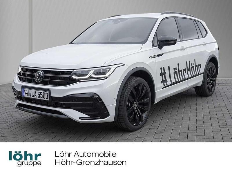 Oryxweiß perlmutteffekt Gebraucht 2024 VW Tiguan Allspace R-line SUV | 48.800 € (Teuer) - Bild 1/4