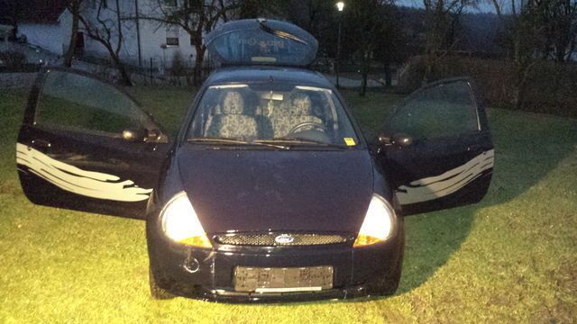 Gebraucht Ford Ka 60 PS (44 kW) 2003 Violett metallic Kleinwagen