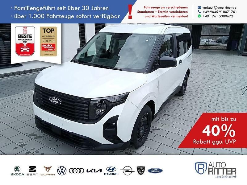 Frozen white/weiß Gebraucht 2024 Ford Tourneo Courier Trend Van / Kleinbus | 25.990 € (Etwas zu teuer) - Bild 1/4