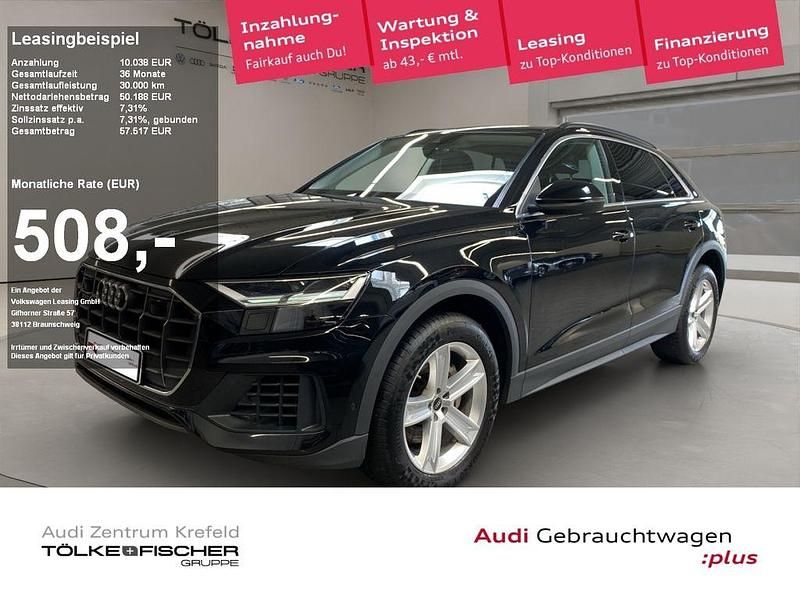 Mythosschwarz (metallic) Gebraucht 2022 Audi Q8 Basis SUV | 50.188 € - Bild 1/4