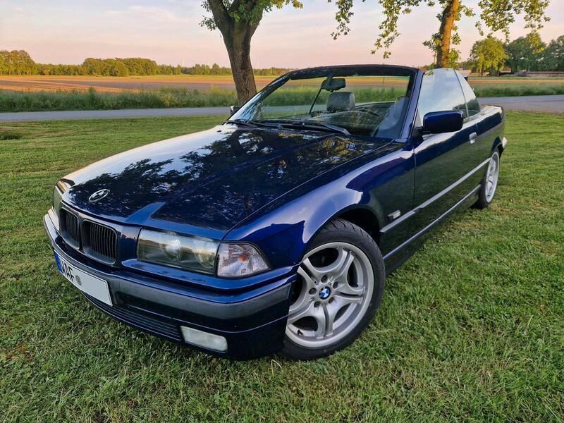 Blau Gebraucht 1996 BMW 320 Cabriolet Cabrio | 7.250 € (Guter Preis) - Bild 1/4