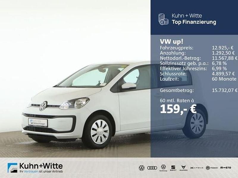 Pure white Gebraucht 2023 VW up! Move Kleinwagen | 12.925 € (Fairer Preis) - Bild 1/3
