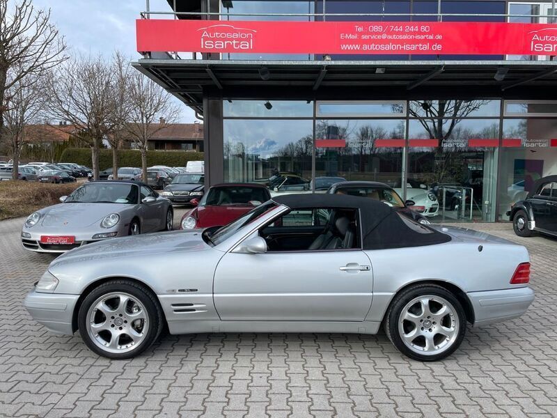 Silber ($2) Gebraucht 2001 Mercedes SL500 Edition Cabrio | 39.900 € - Bild 1/4