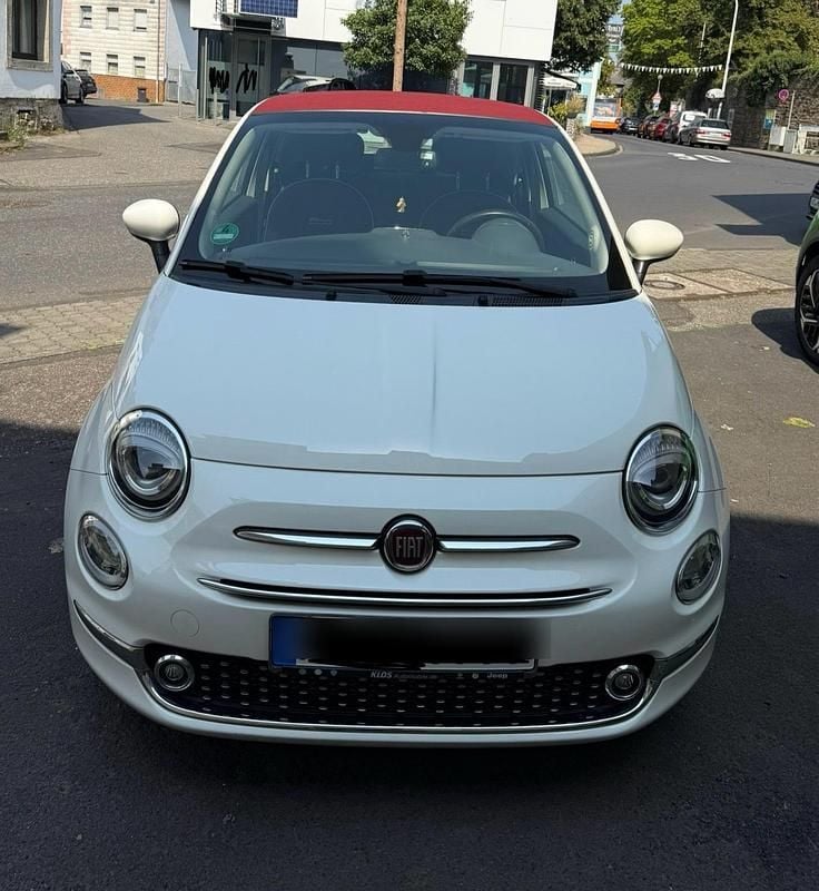 Weiß Gebraucht 2017 Fiat 500C Lounge Cabrio | 9.300 € (Guter Preis) - Bild 1/4