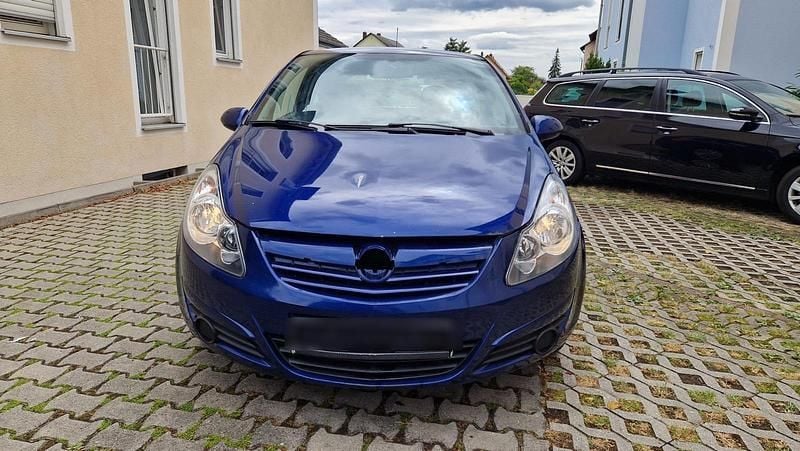 Blau Gebraucht 2008 Opel Corsa Limousine | 1.250 € (Superpreis) - Bild 1/4