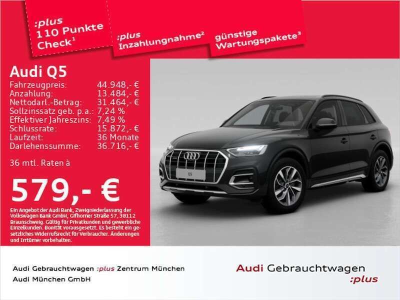 Gebraucht Audi Q5 Ambiente 265 PS (194 kW) 2024 Mythosschwarz metallic SUV