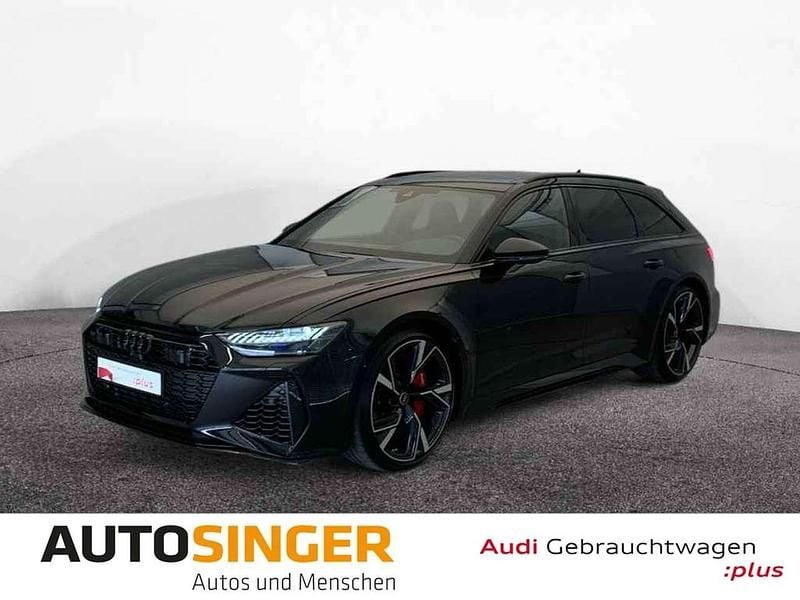 Mythosschwarz metallic Gebraucht 2022 Audi RS6 Ambiente Kombi | 96.940 € (Guter Preis) - Bild 1/4