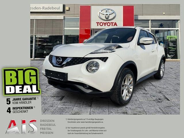 Weiß Gebraucht 2016 Nissan Juke N-Connecta SUV | 9.990 € (Fairer Preis) - Bild 1/3