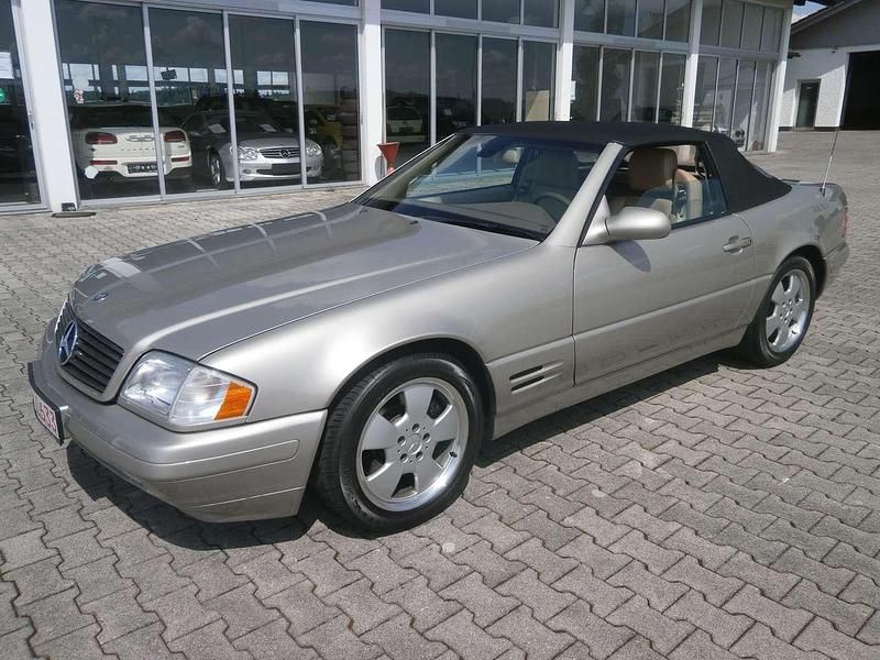 Gebraucht Mercedes SL500 306 PS (225 kW) 1999 Bronzitbeigemet Cabrio