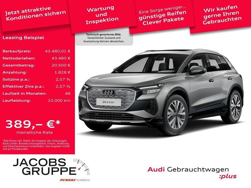 Grau Gebraucht 2024 Audi Q4 e-tron Advanced SUV | 43.480 € (Fairer Preis) - Bild 1/4