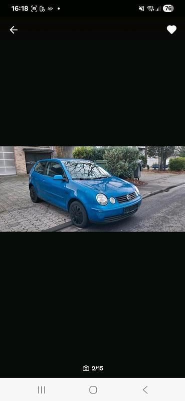 Gebraucht VW Polo 80 PS (58 kW) 2004 Blau Kleinwagen