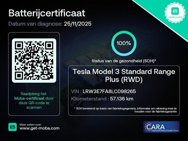 Gebraucht Tesla Model 3 Standard Range 225 kW (306 PS) 2020 Blau Limousine