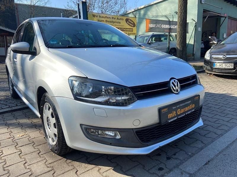 Gebraucht VW Polo Comfortline 86 PS (63 kW) 2010 Silber Kleinwagen