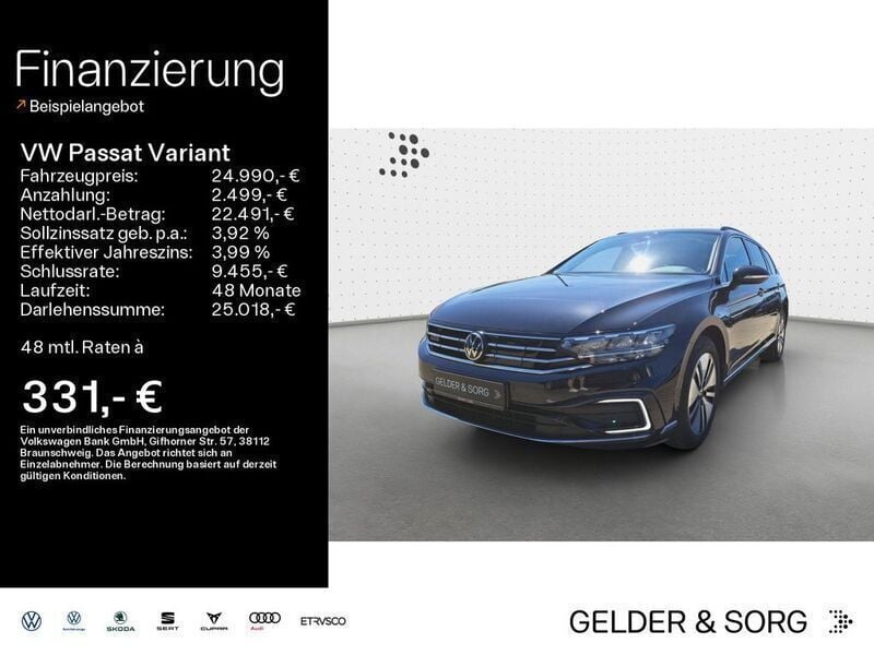 Schwarz Gebraucht 2021 VW Passat GTE Kombi | 24.990 € (Fairer Preis) - Bild 1/4