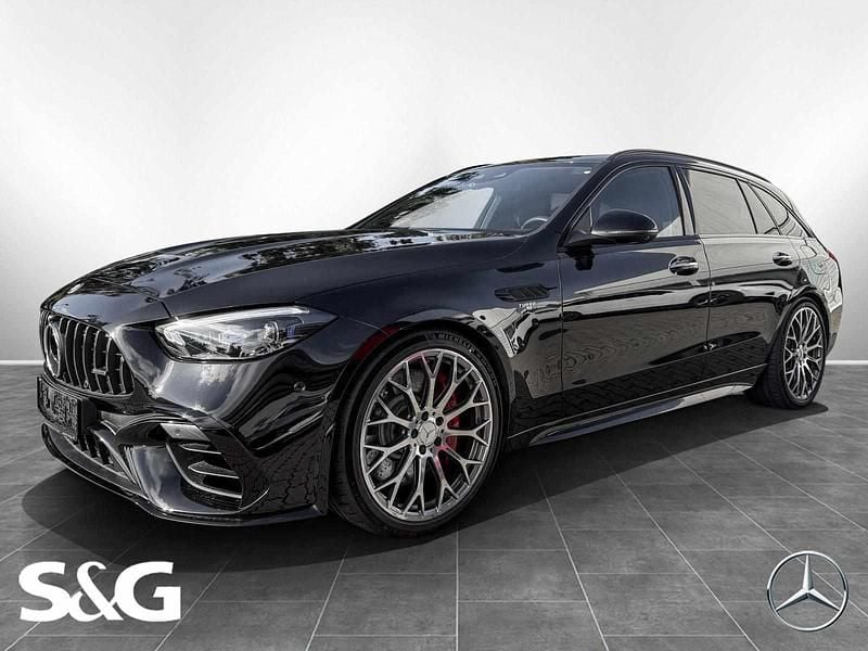 Metalliclack obsidianschwarz Gebraucht 2024 Mercedes C63 AMG AMG Kombi | 87.477 € - Bild 1/4