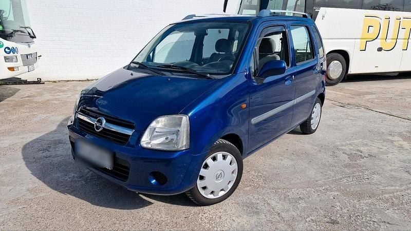 Blau Gebraucht 2006 Opel Agila Kleinwagen | 1.200 € - Bild 1/4