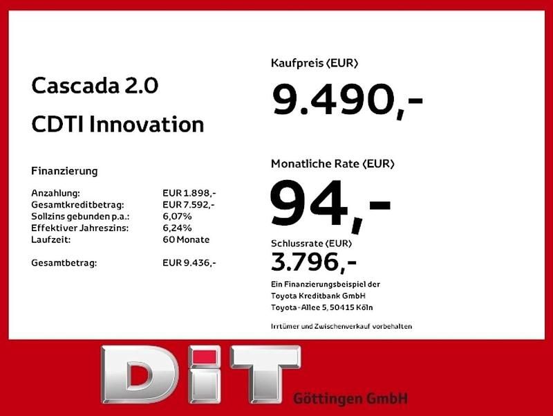 Gebraucht Opel Cascada Innovation 165 PS (121 kW) 2013 Mahogany brown (p2/so) Cabrio