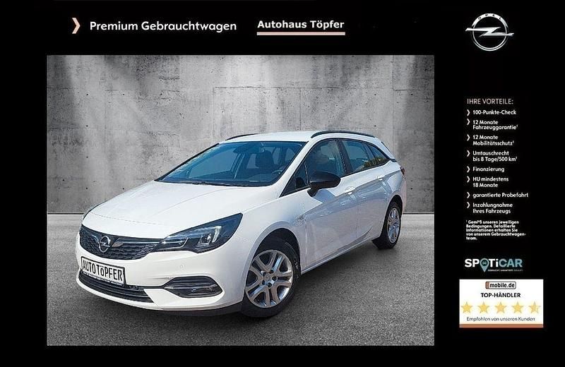 Weiß Gebraucht 2021 Opel Astra Business Kombi | 13.950 € (Guter Preis) - Bild 1/4