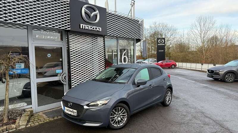 Polymetal grau metallic Gebraucht 2021 Mazda 2 Kizoku Kleinwagen | 16.290 € (Fairer Preis) - Bild 1/4