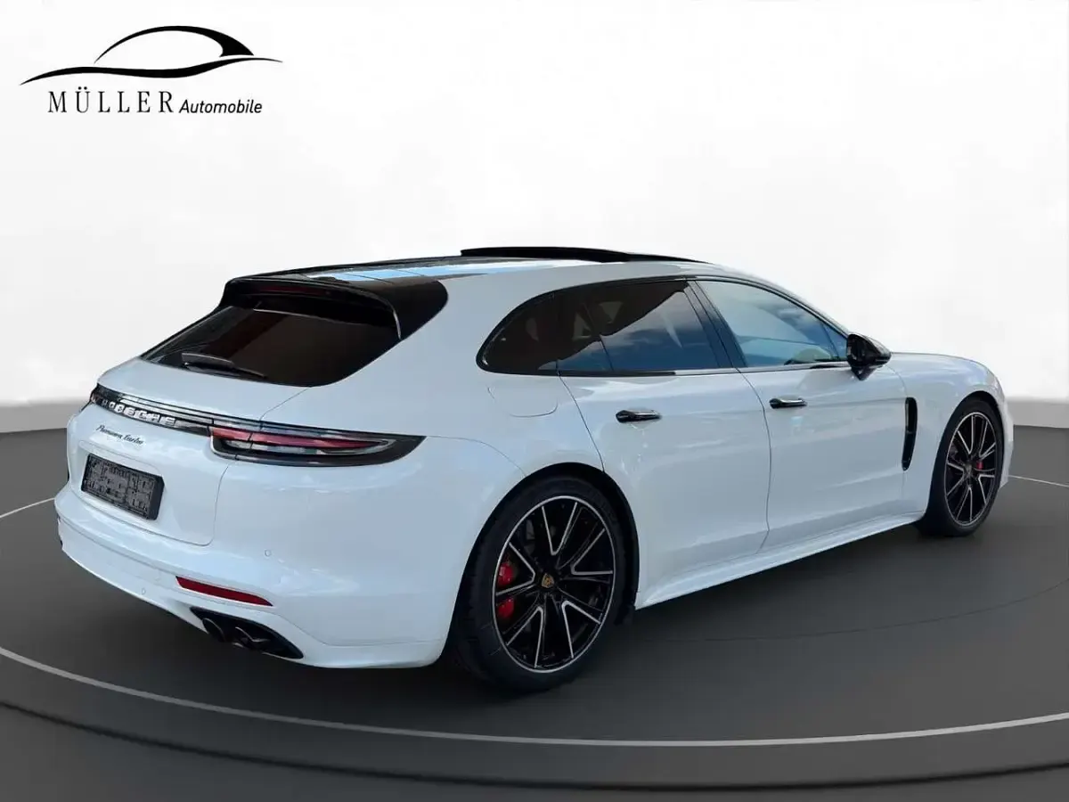Gebraucht Porsche Panamera Sport 549 PS (403 kW) 2018 Pure white/weiss Kombi