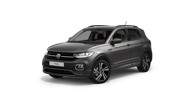 Grau Gebraucht 2020 VW T-Cross R-line SUV | 20.990 € (Guter Preis) - Bild 1/3