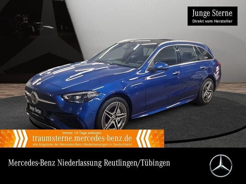 Blau Gebraucht 2024 Mercedes C300e Advanced Plus Limousine | 43.890 € (Fairer Preis) - Bild 1/3
