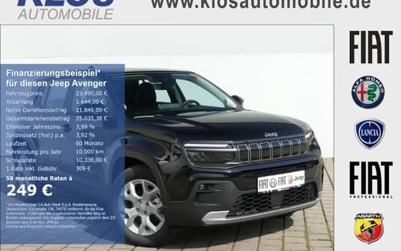 Schwarz Neu 2025 Jeep Avenger Altitude SUV | 23.490 € (Guter Preis) - Bild 1/4