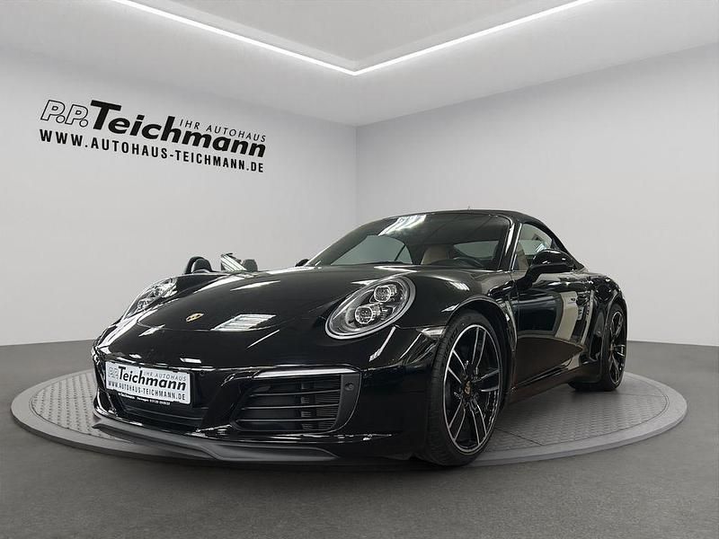 Schwarz Gebraucht 2018 Porsche 911 Carrera Cabriolet Cabrio | 87.911 € - Bild 1/4