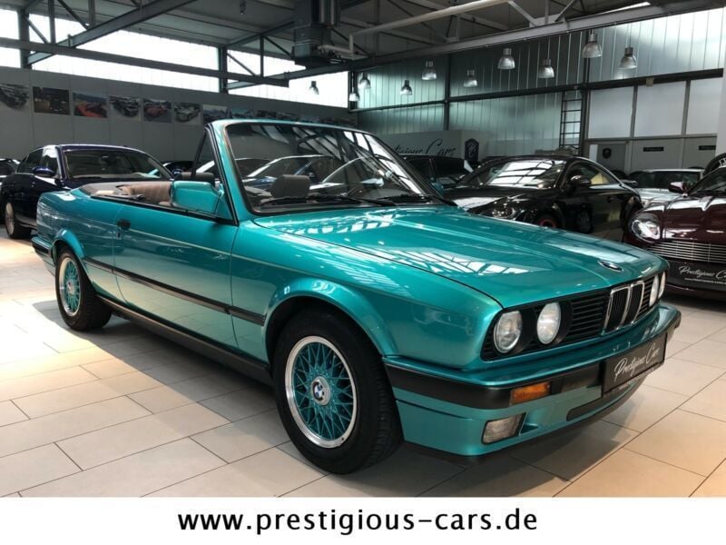 Gebraucht BMW 318 Cabriolet Performance 113 PS (83 kW) 1991 Grün Cabrio