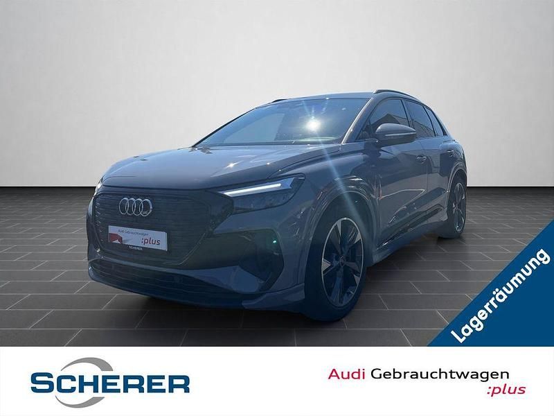 Grau Gebraucht 2022 Audi Q4 e-tron Ambiente SUV | 29.900 € - Bild 1/4