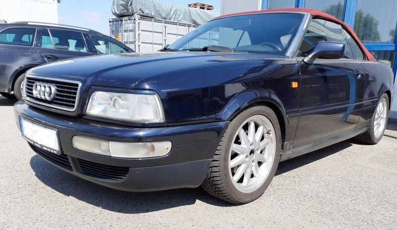 Blau Gebraucht 1997 Audi Cabriolet Sport Cabrio | 4.270 € - Bild 1/4