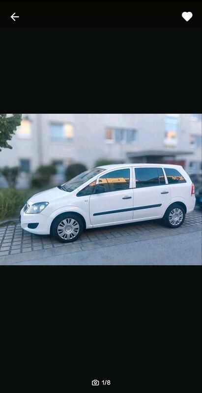 Weiß Gebraucht 2011 Opel Zafira Van / Kleinbus | 1.399 € - Bild 1/4