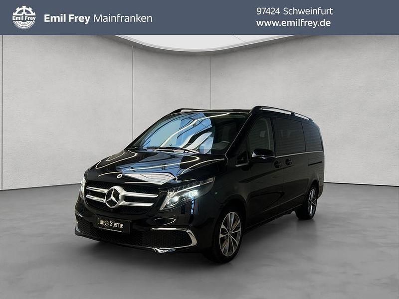 Obsidianschwarz metallic Gebraucht 2024 Mercedes V250 Avantgarde Van / Kleinbus | 53.900 € (Guter Preis) - Bild 1/4