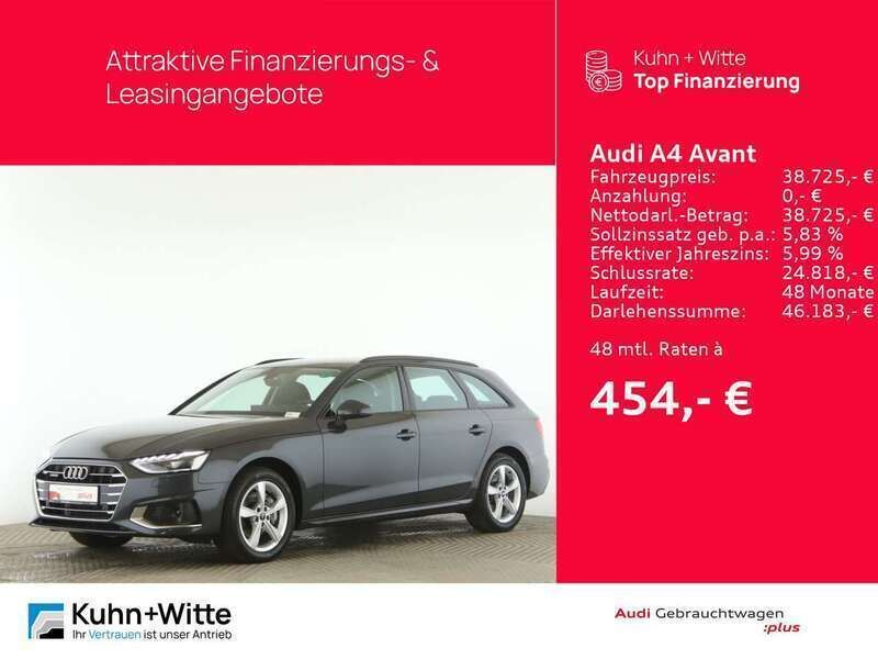 Grau Gebraucht 2023 Audi A4 Advanced Plus Kombi | 38.725 € (Etwas zu teuer) - Bild 1/3