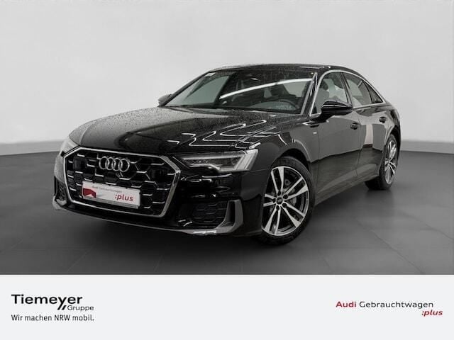Mythosschwarz metallic Gebraucht 2024 Audi A6 S-Line Limousine | 53.150 € (Teuer) - Bild 1/4