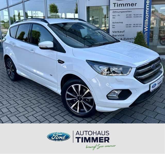 Weiß (forst weiß) Gebraucht 2018 Ford Kuga ST-Line SUV | 20.990 € (Etwas zu teuer) - Bild 1/4