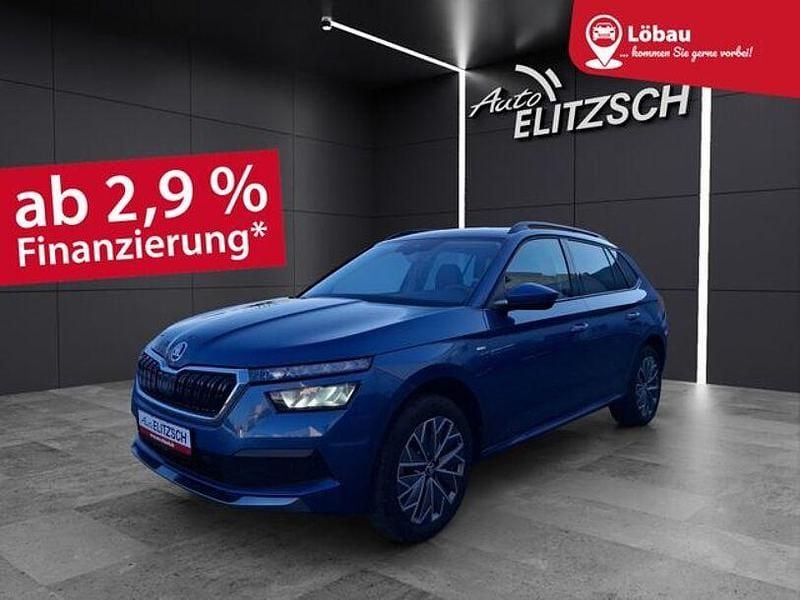 Titanblau metallic Gebraucht 2021 Skoda Kamiq Clever SUV | 22.750 € (Fairer Preis) - Bild 1/4