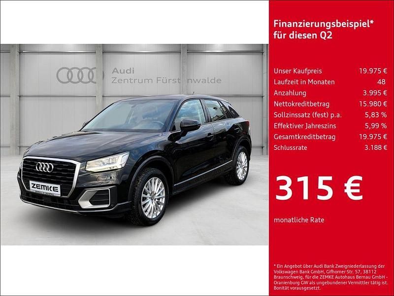 Gebraucht Audi Q2 Design 150 PS (110 kW) 2017 Schwarz SUV