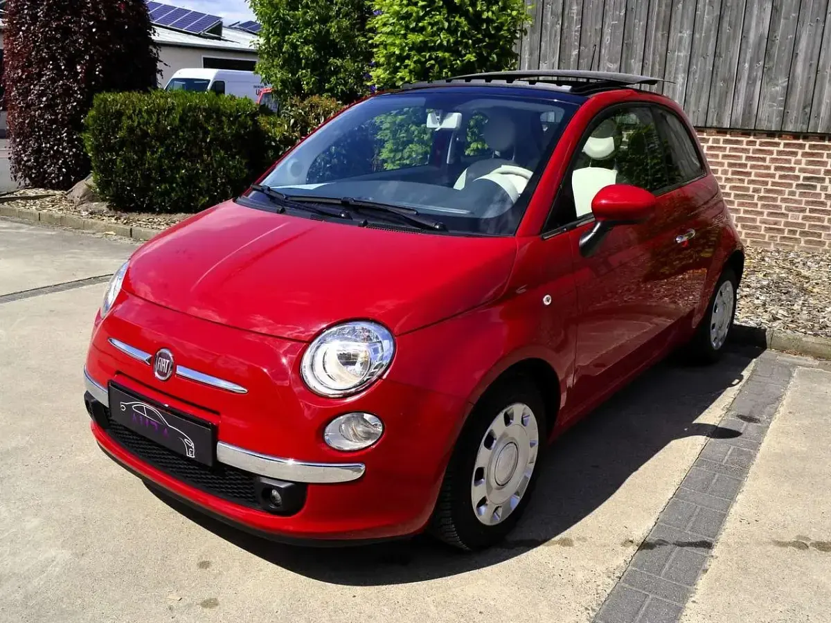Gebraucht Fiat 500 Lounge 86 PS (63 kW) 2014 Rot Kleinwagen