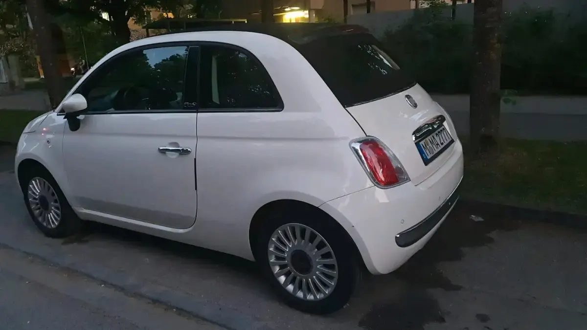 Gebraucht Fiat 500C Lounge 69 PS (50 kW) 2012 Weiß Cabrio