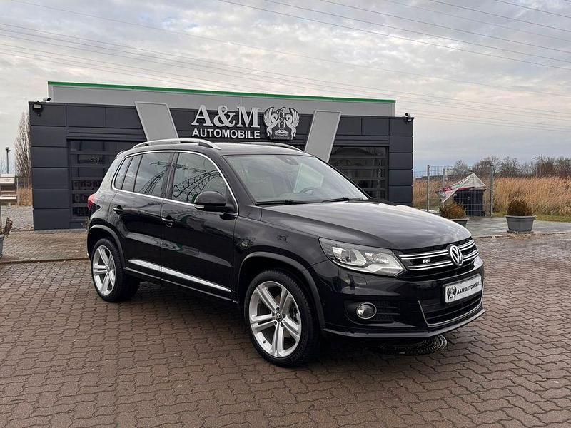 Schwarz Gebraucht 2013 VW Tiguan Sportline SUV | 9.999 € (Guter Preis) - Bild 1/4